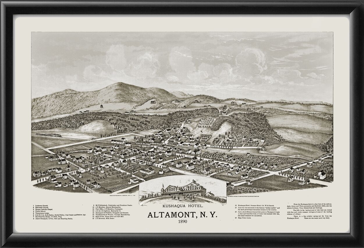 Altamont NY 1890 Lucien R