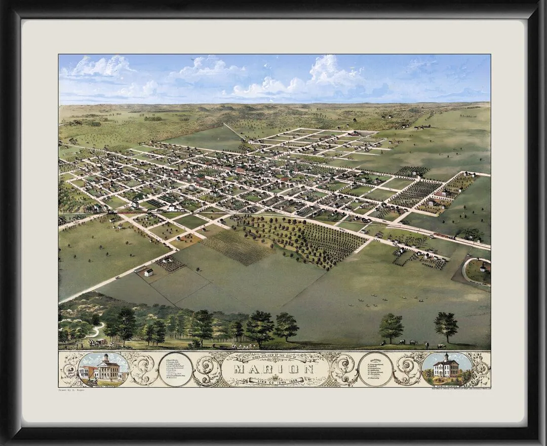Marion Iowa 1868 Albert Ruger