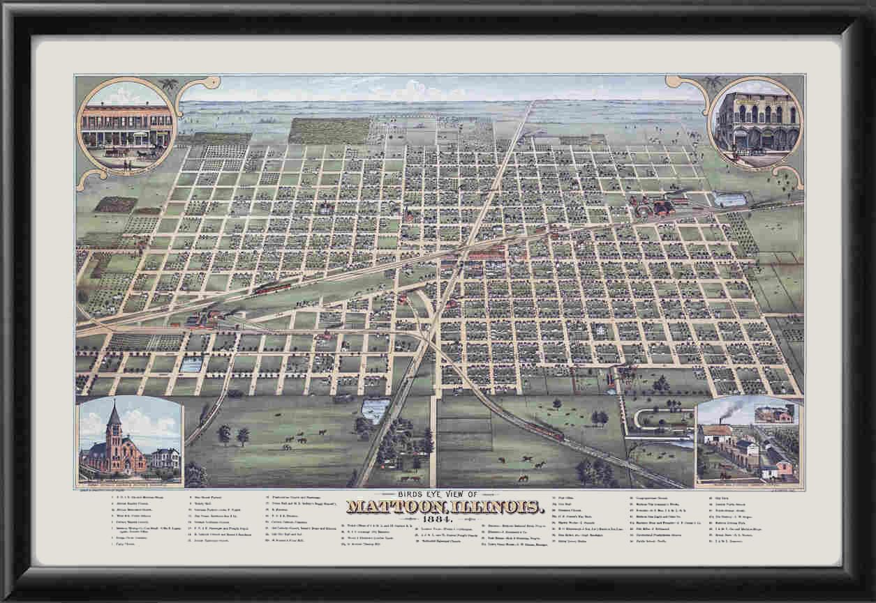 Mattoon IL 1884 TM