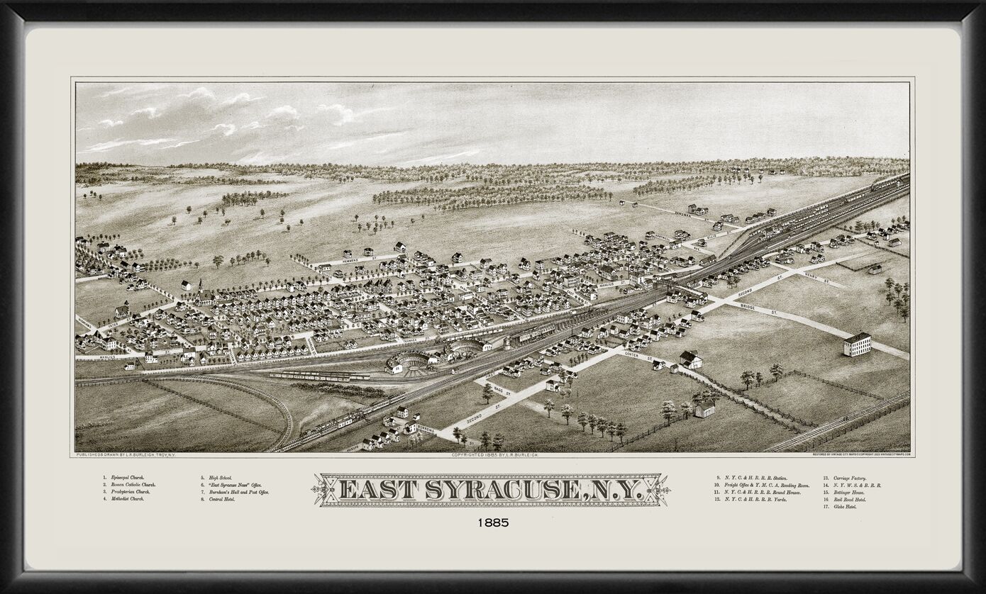 East Syracuse NY 1885 LRBurleigh TM