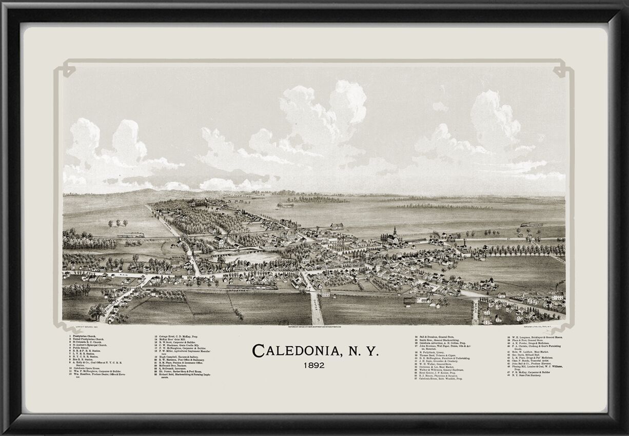 Caledonia NY 1892 LR Burleigh kTM