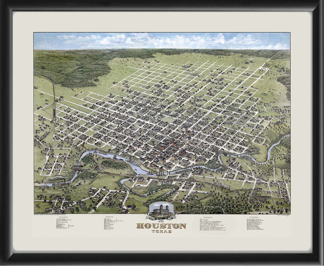 Houston TX 1873 (Color)