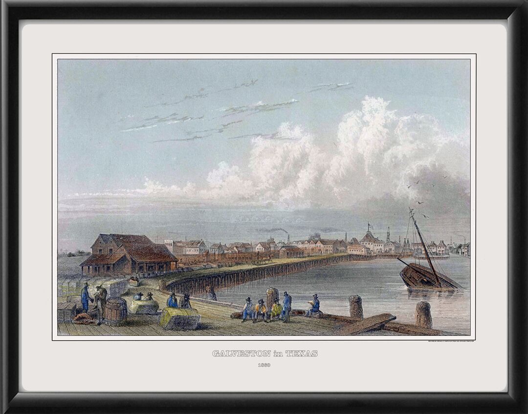 Galveston TX 1860