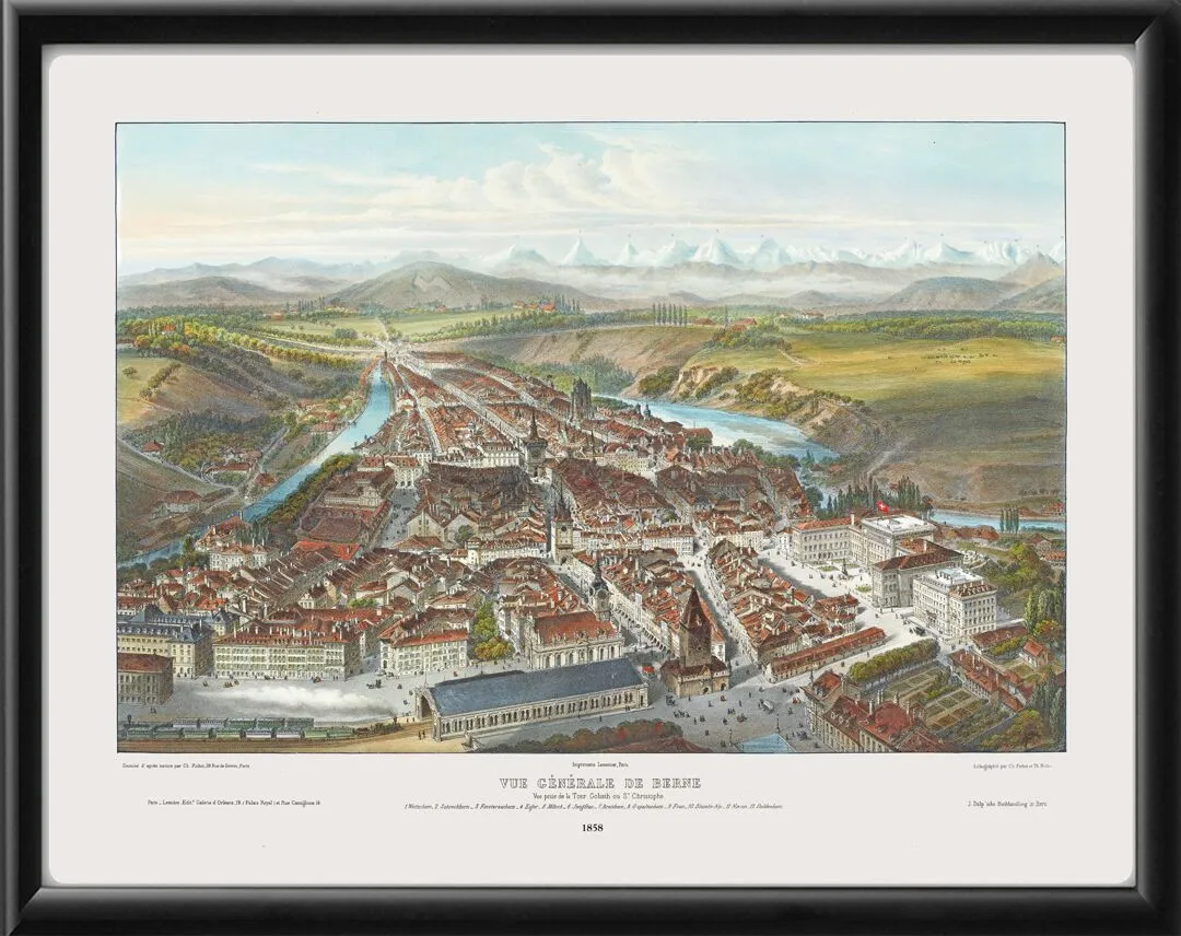 Bern Switzerland 1858