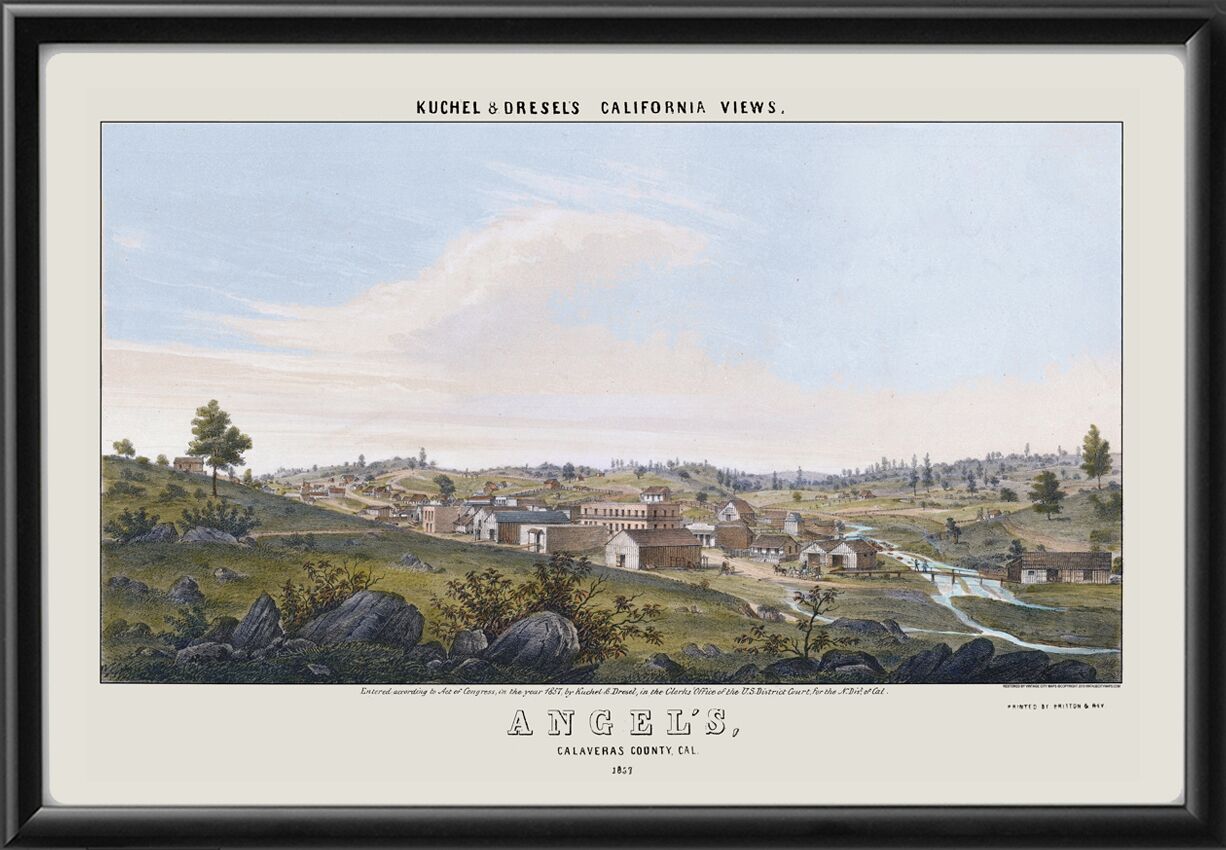 Angels Camp CA 1857 (Color)