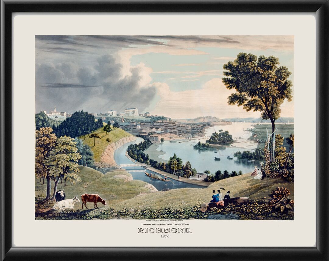 Richmond VA 1834 (Color)