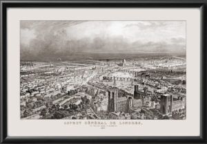 London England 1563 Restored Map | Vintage City Maps