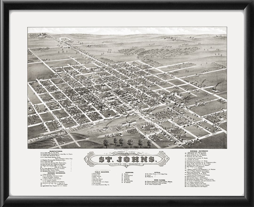 St. Johns MI 1881