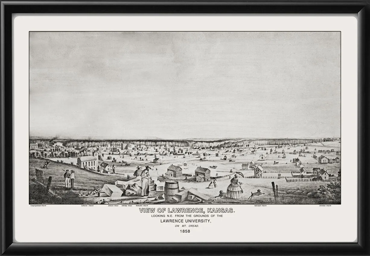Lawrence KS 1858
