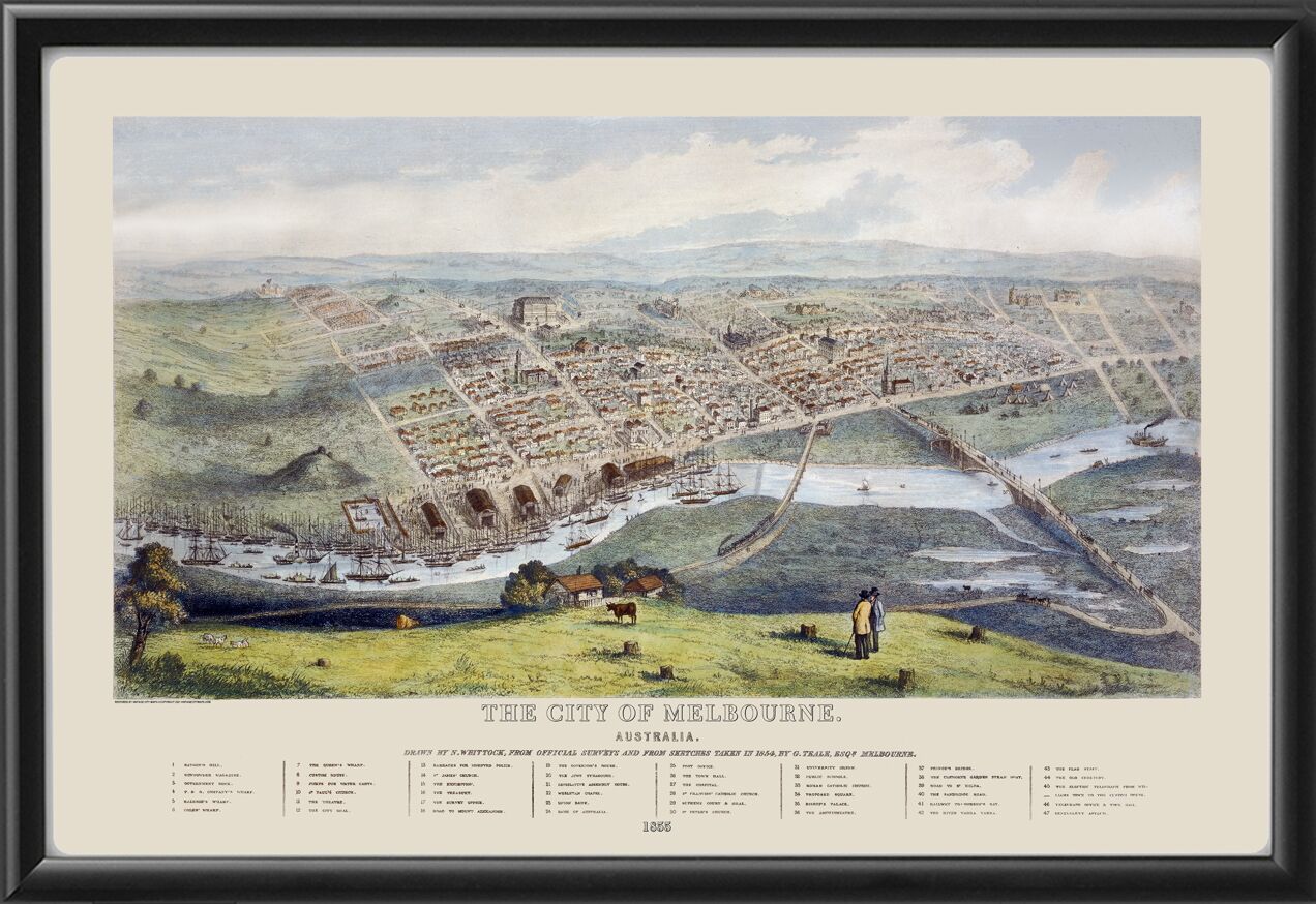 Melbourne Australia 1855