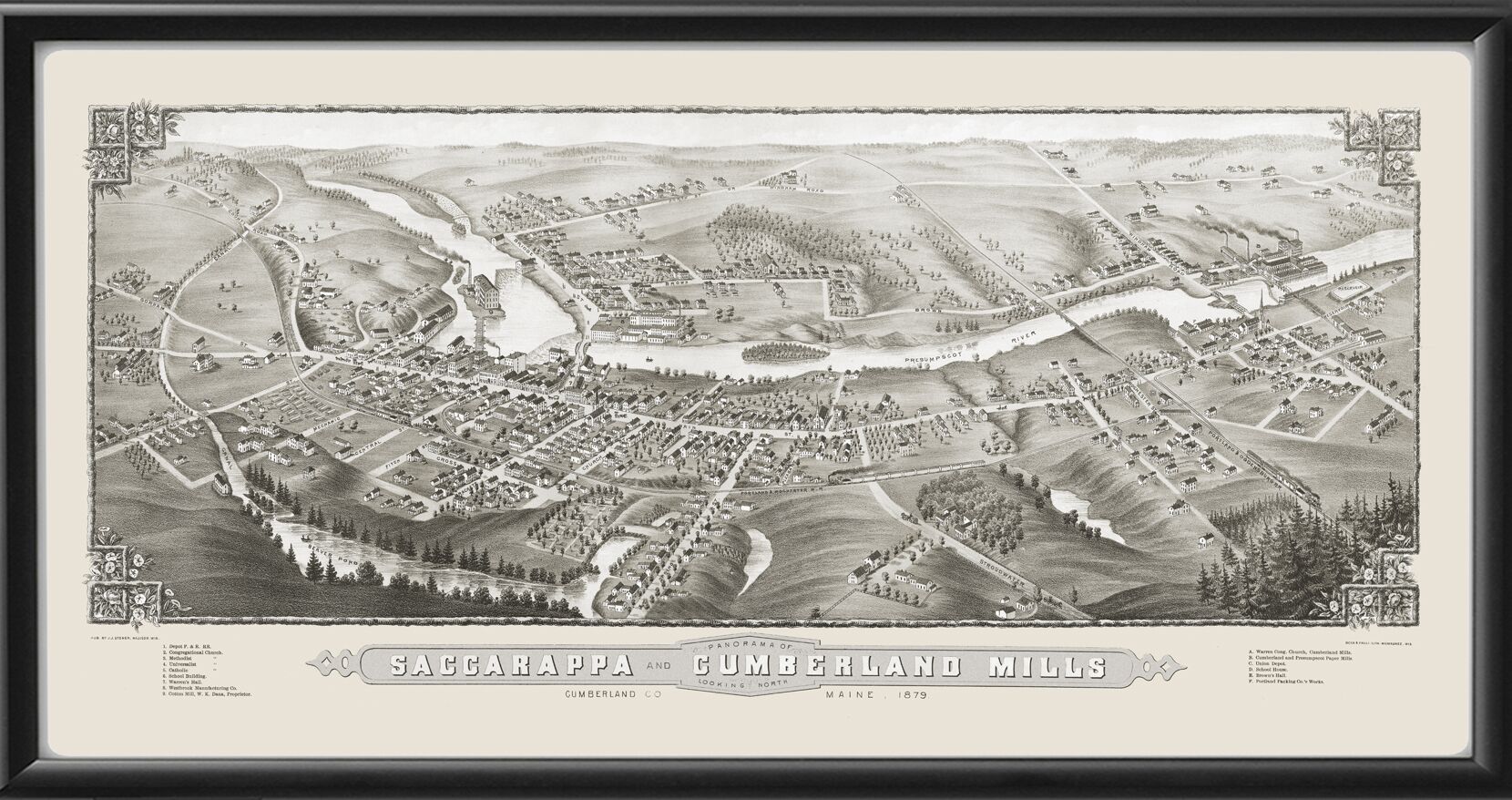 Westbrook (Saccarappa and Cumberland Mills) ME 1879
