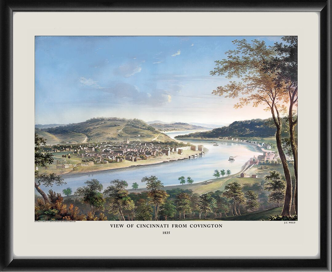 Cincinnati OH 1835 John Caspar Wild