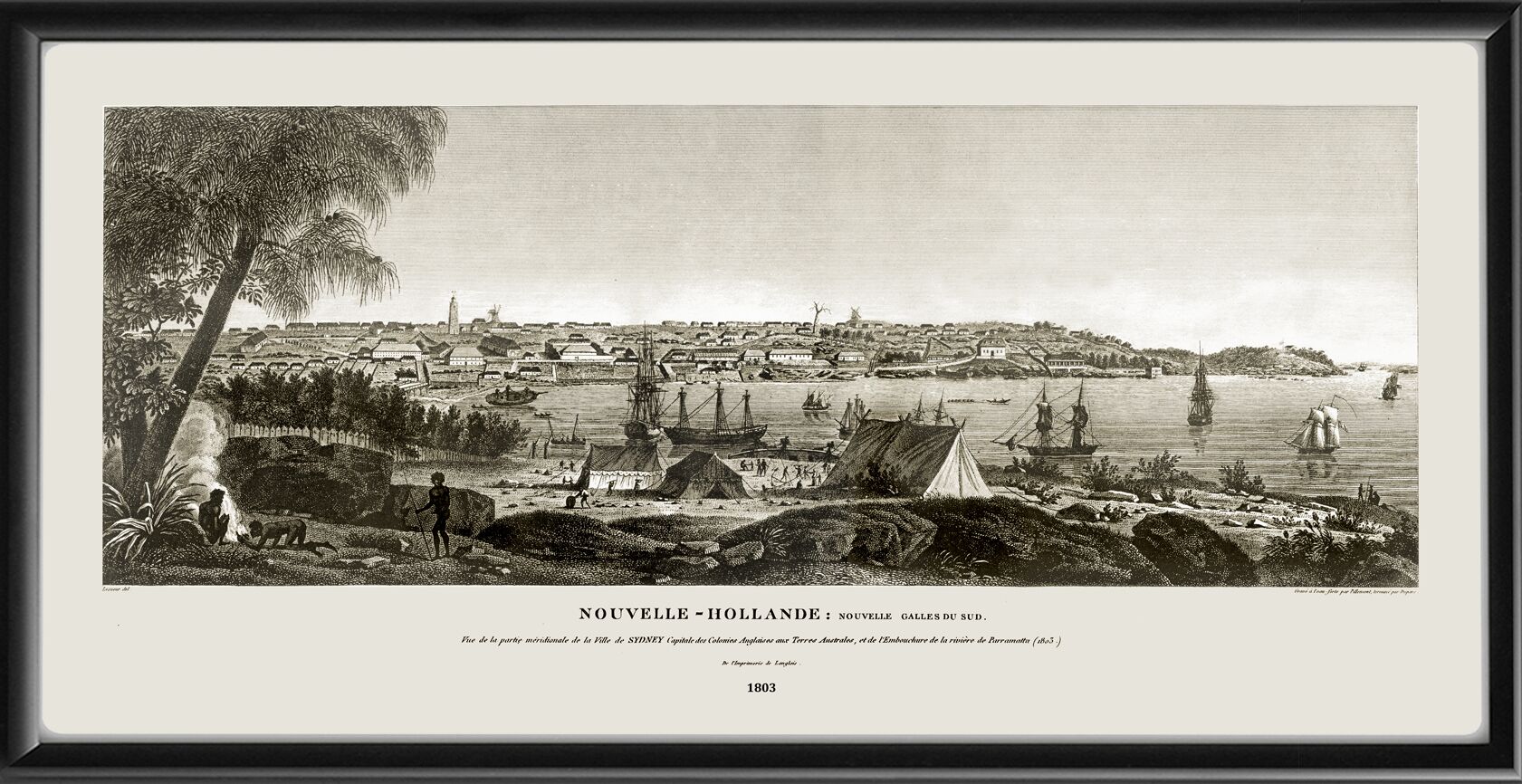 Nouvelle-Hollande and Sydney Australia 1803