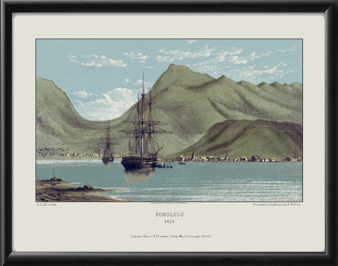 Honolulu Hawaii 1854