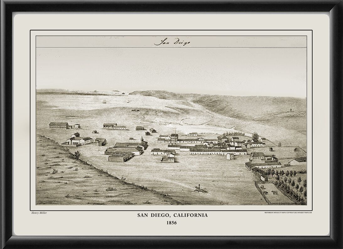 San Diego CA 1856
