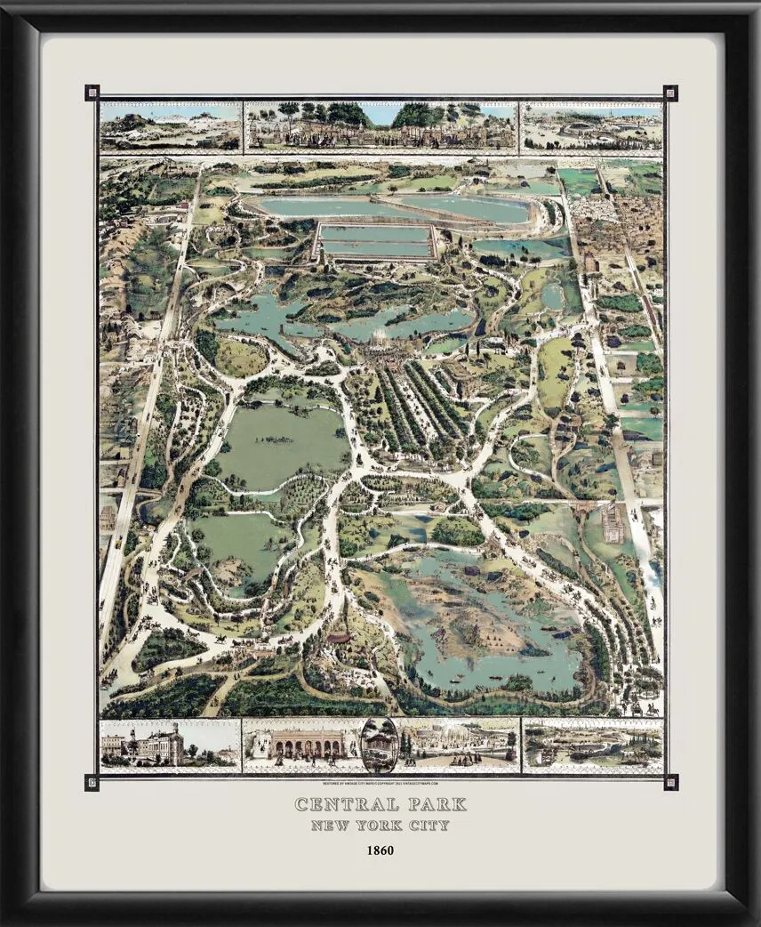 New York City NY - Central Park 1860