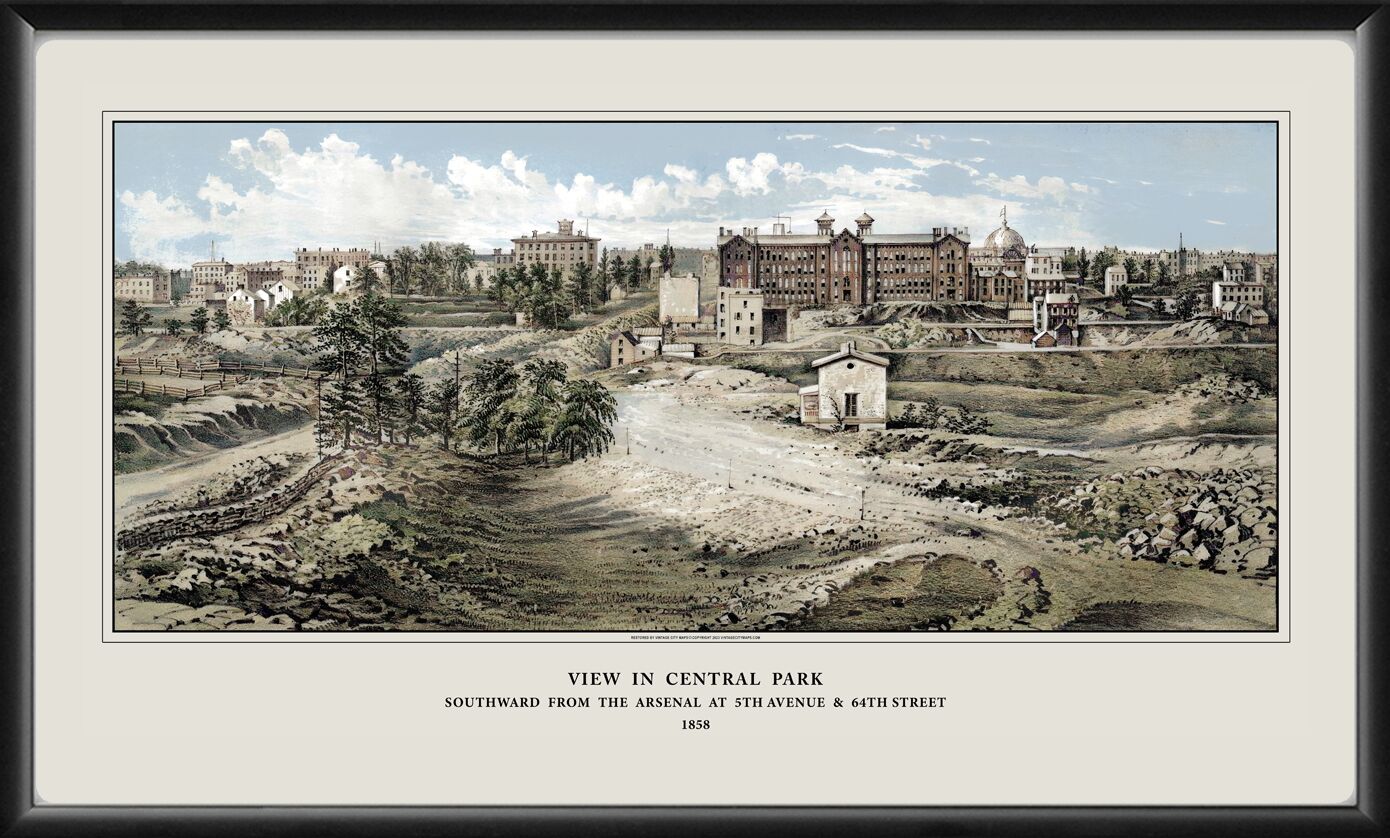 New York City - Central Park 1858