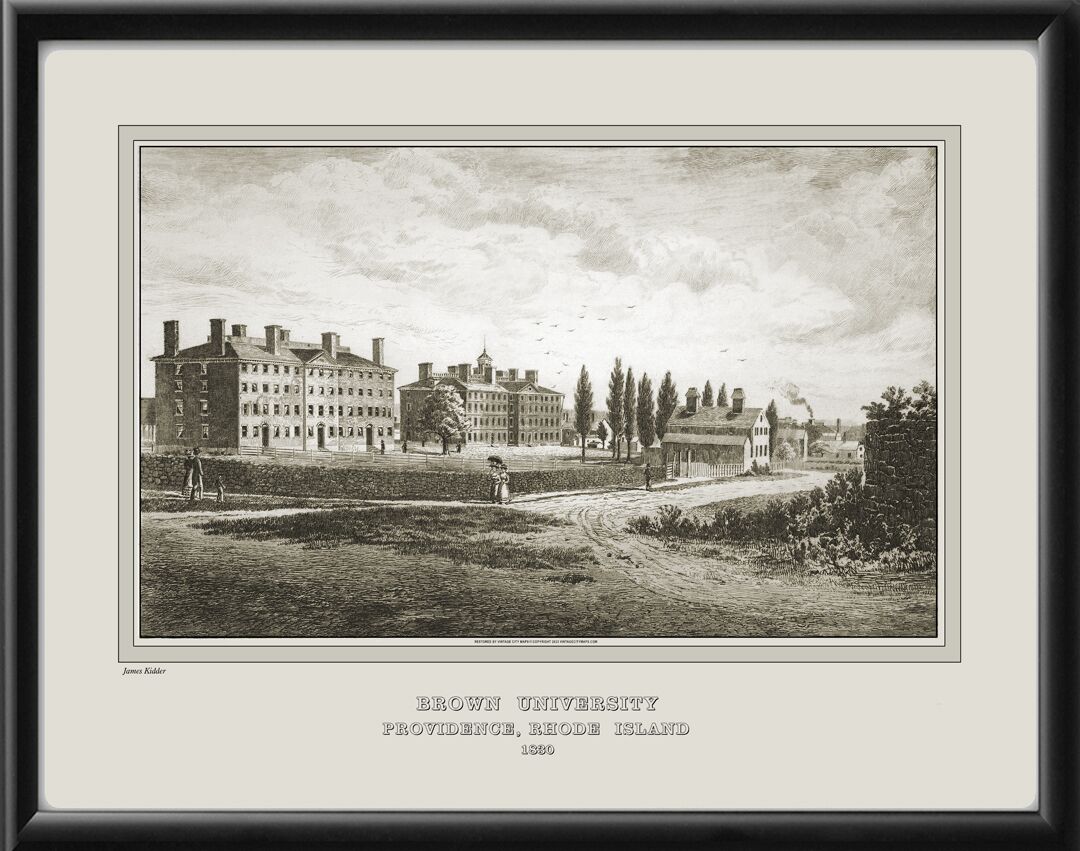 Brown University Providence RI 1830 James Kidder TM