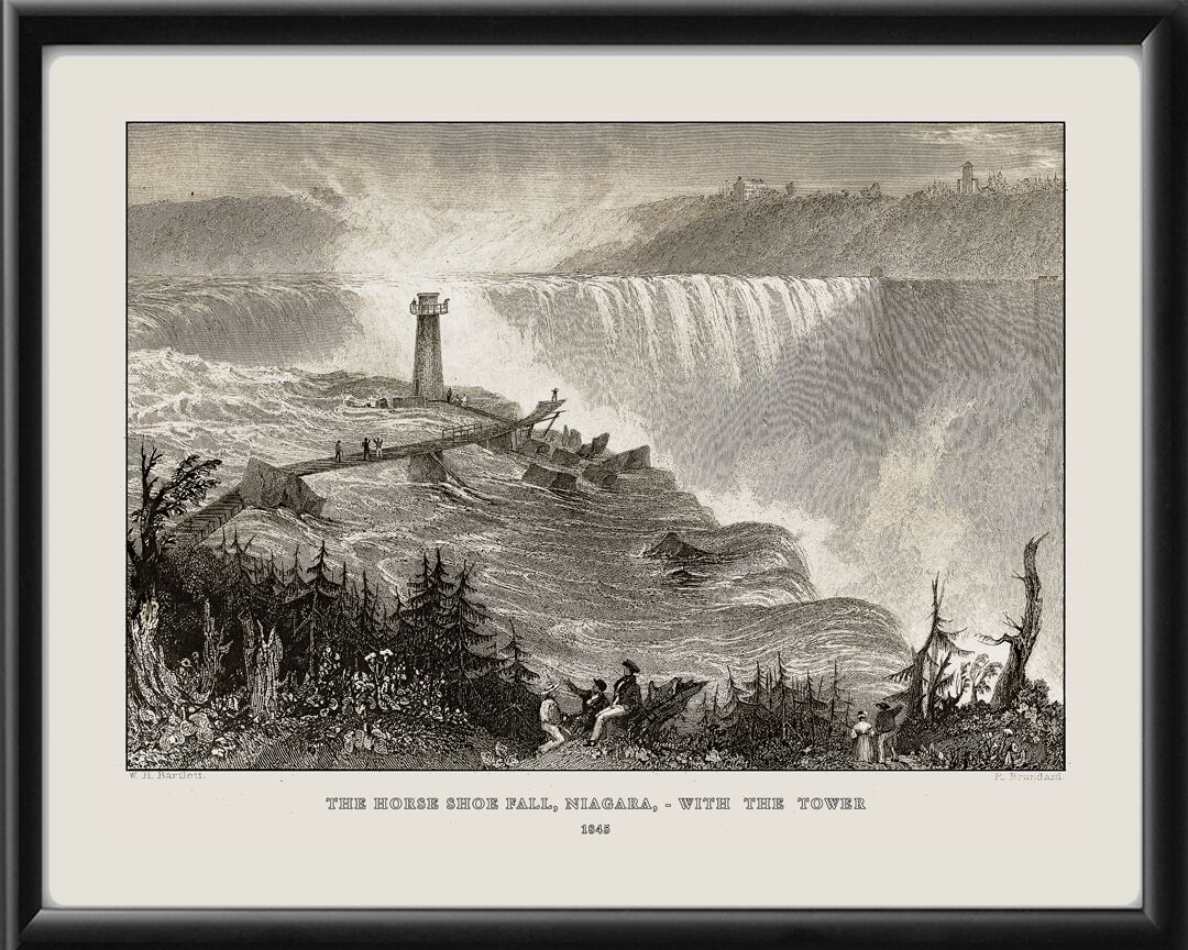 Niagara Falls - Horseshoe Fall 1845