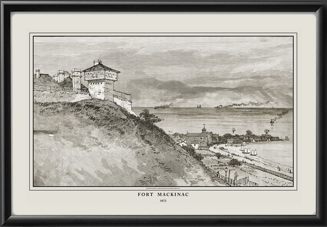 Fort Mackinac MI 1872