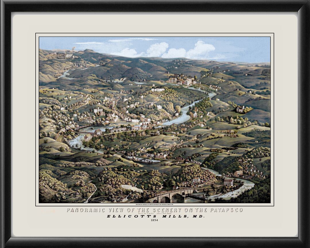 Ellicott City (Ellicott's Mills) MD 1854