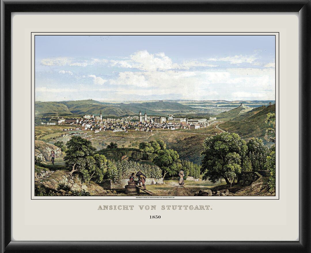 Stuttgart Germany 1850 Christian von Martens Color