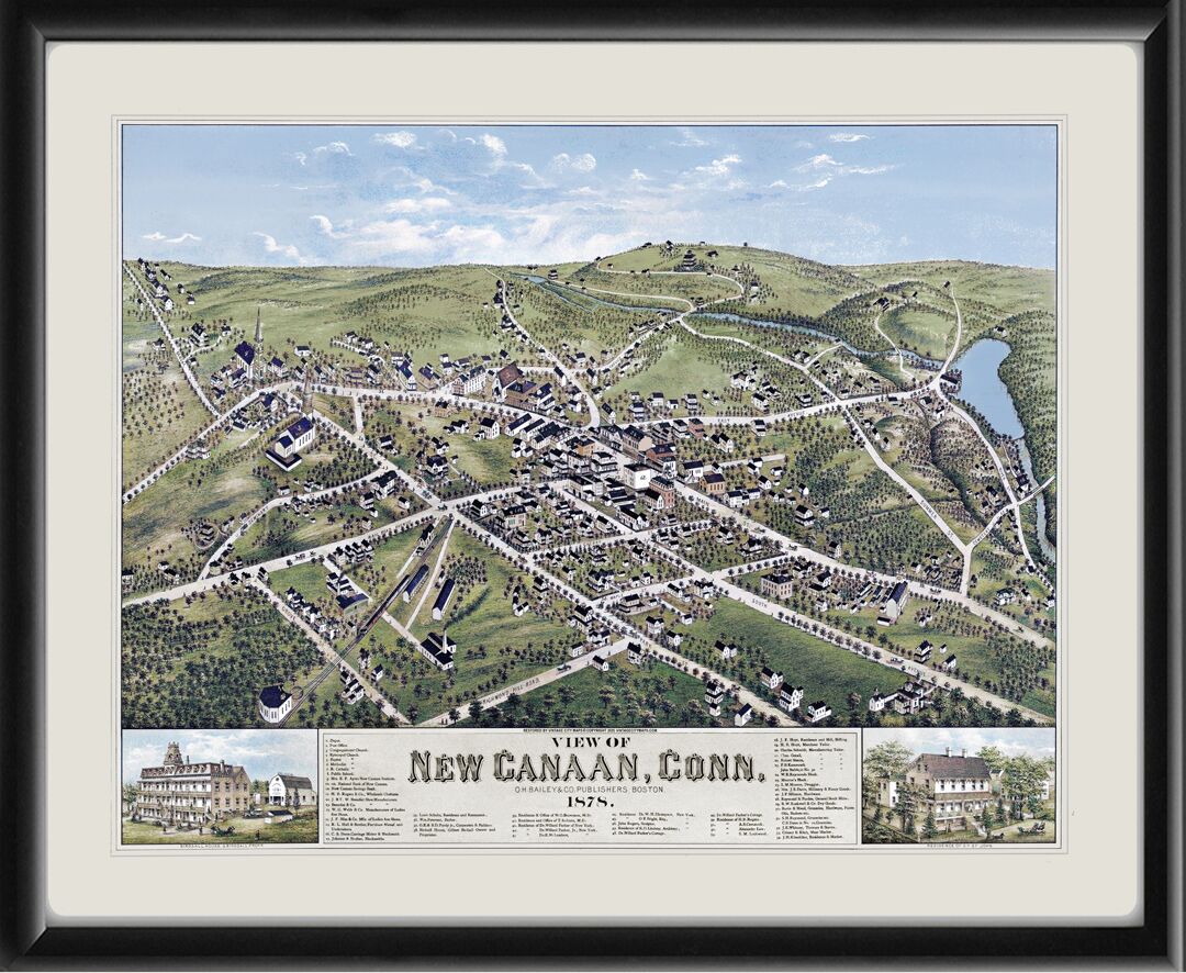New Canaan CT 1878 by Oakley Hoopes Bailey