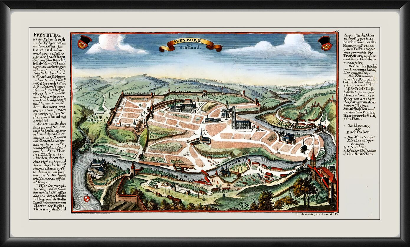 Fribourg Switzerland 1704