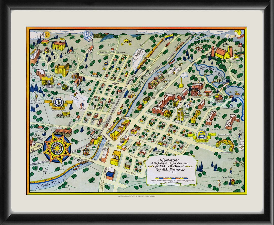 Colleges of Carleton and St Olaf 1935 Northfield MN