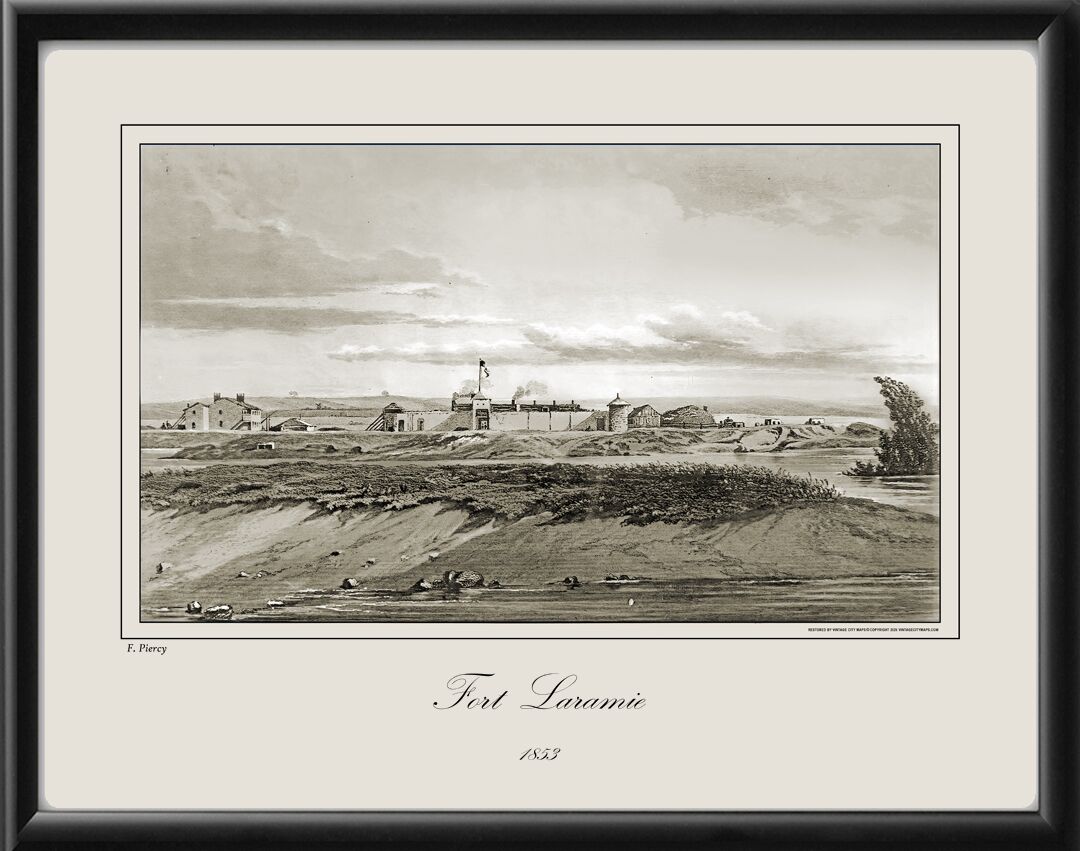 Fort Laramie WY 1853 Frederick Piercy