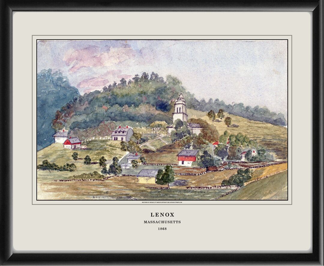 Lenox MA 1868 Miss Eliza C. Cleveland