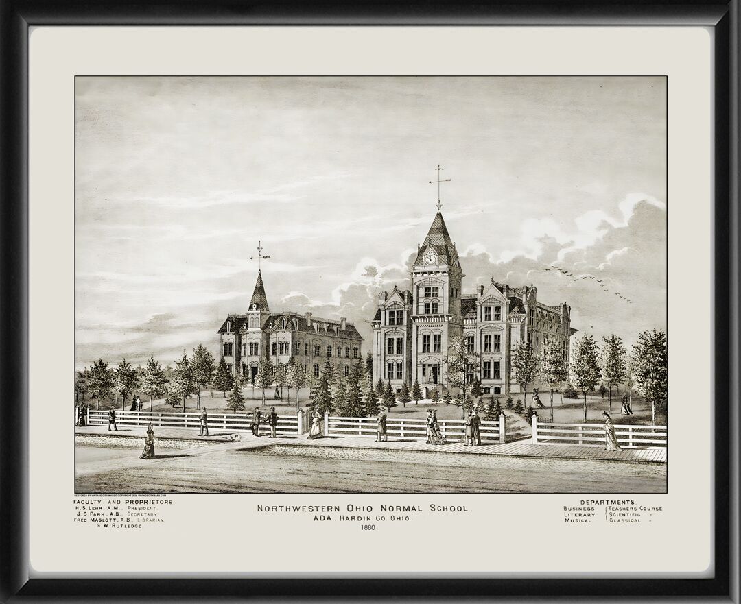 Northwestern Ohio Normal School - Ohio Northern University, Ada OH 1880