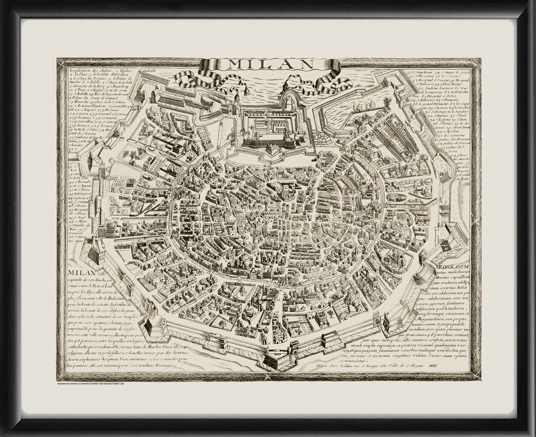 Milan Italy François Jollain 1685