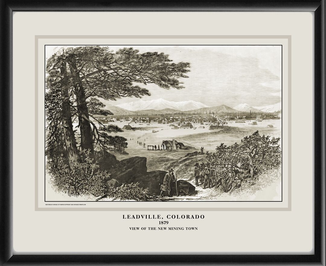 Leadville CO 1879 Frank Leslies Illustrated Newspaper