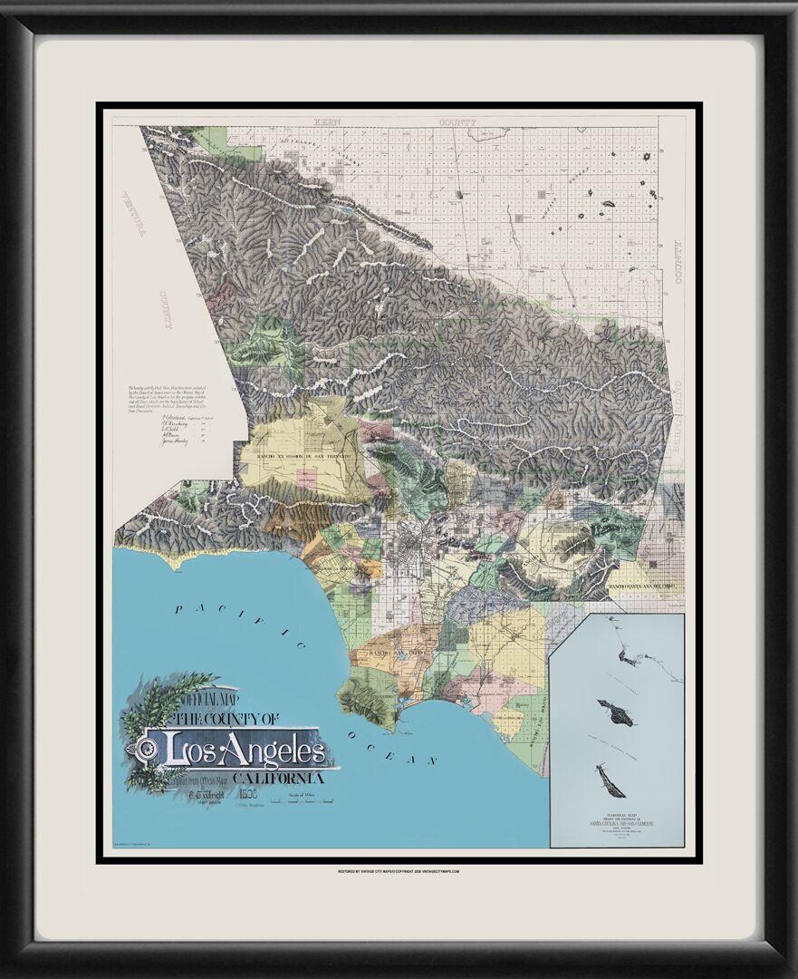 Los Angeles County CA 1898