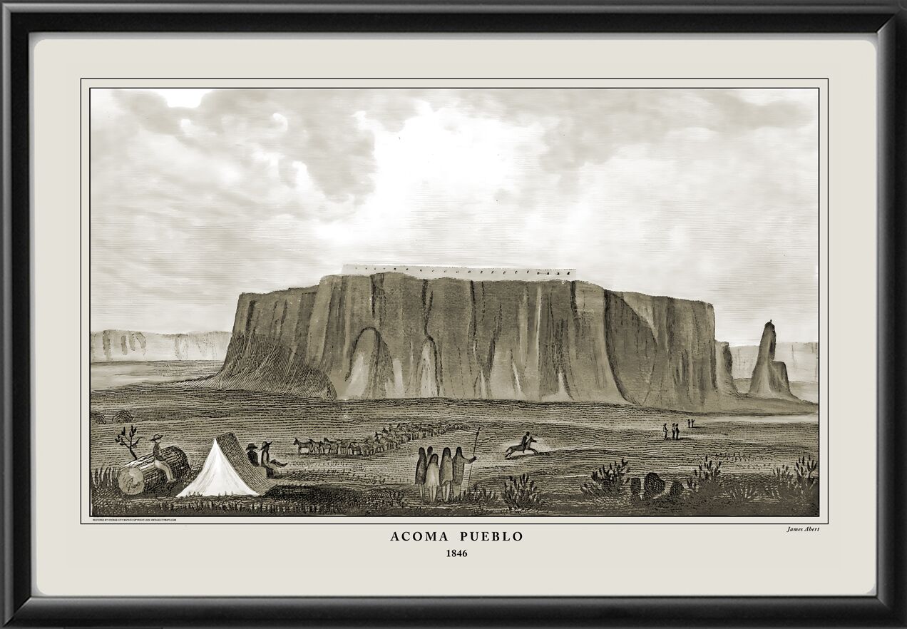 Acoma Pueblo 1846 James Abert