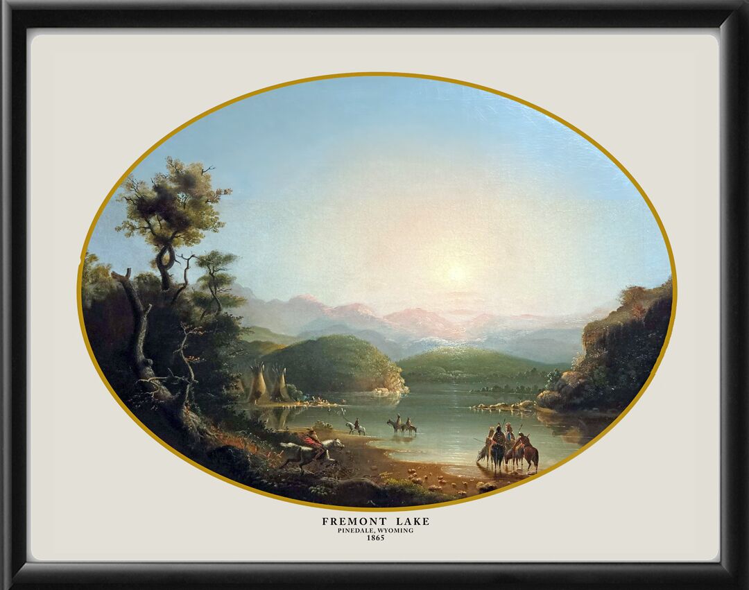 Fremont Lake, in Pinedale WY 1865