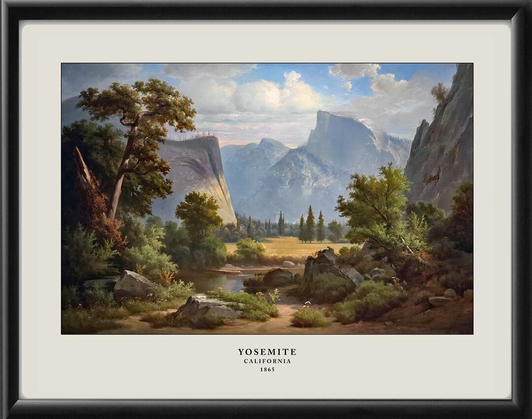 Yosemite CA 1865 Thomas Hill