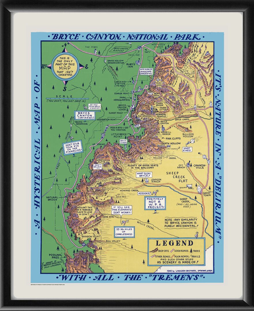 Bryce Canyon National Park UT 1940