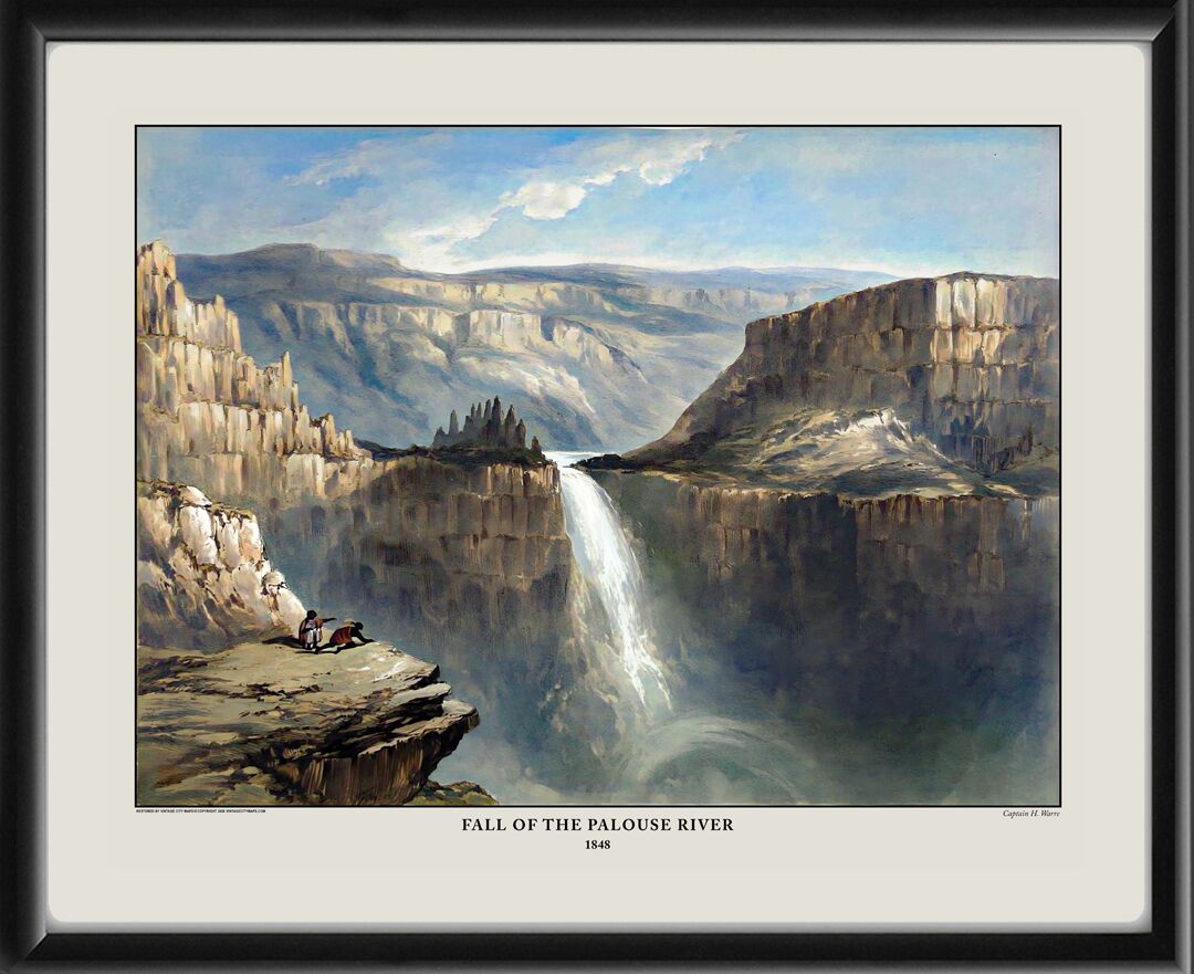 Fall of the Palouse River WA 1848
