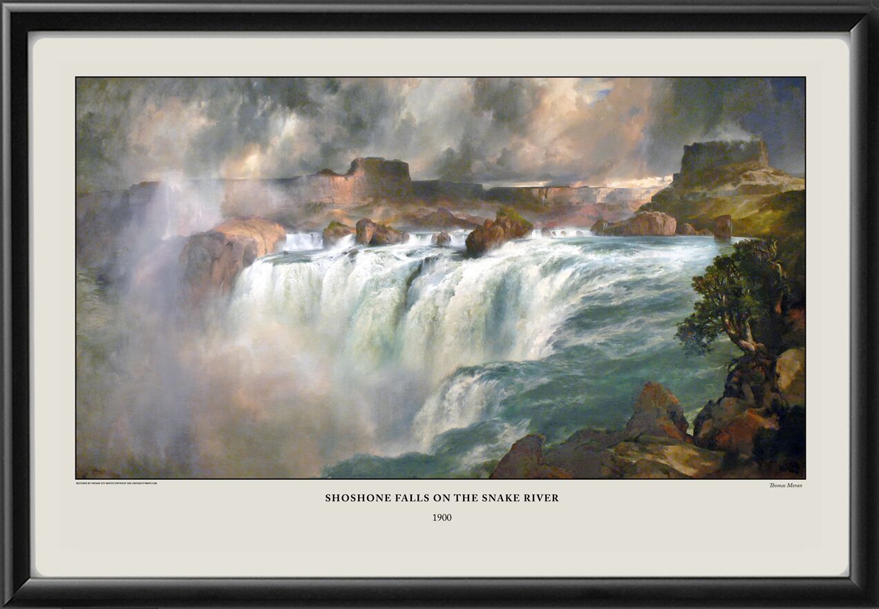 Shoshone Falls on the Snake River 1900 Thomas Moran