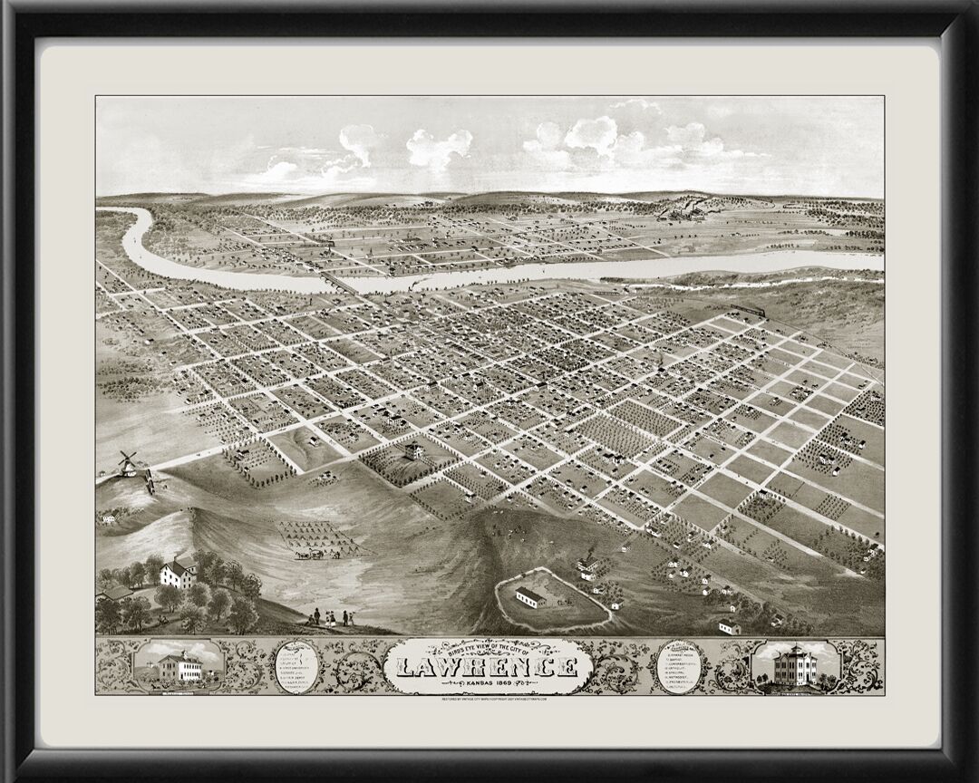 Lawrence KS 1869 TM+