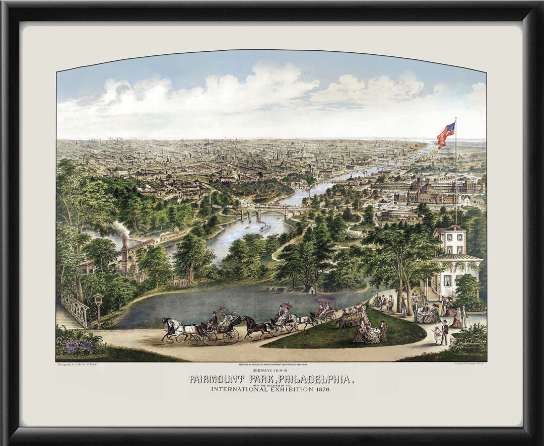 Philadelphia PA 1876 - Fairmount Park
