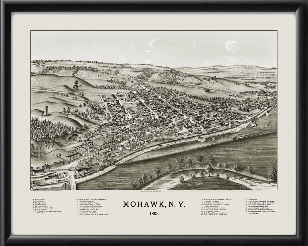 Mohawk NY 1893 LR Burleigh Tm