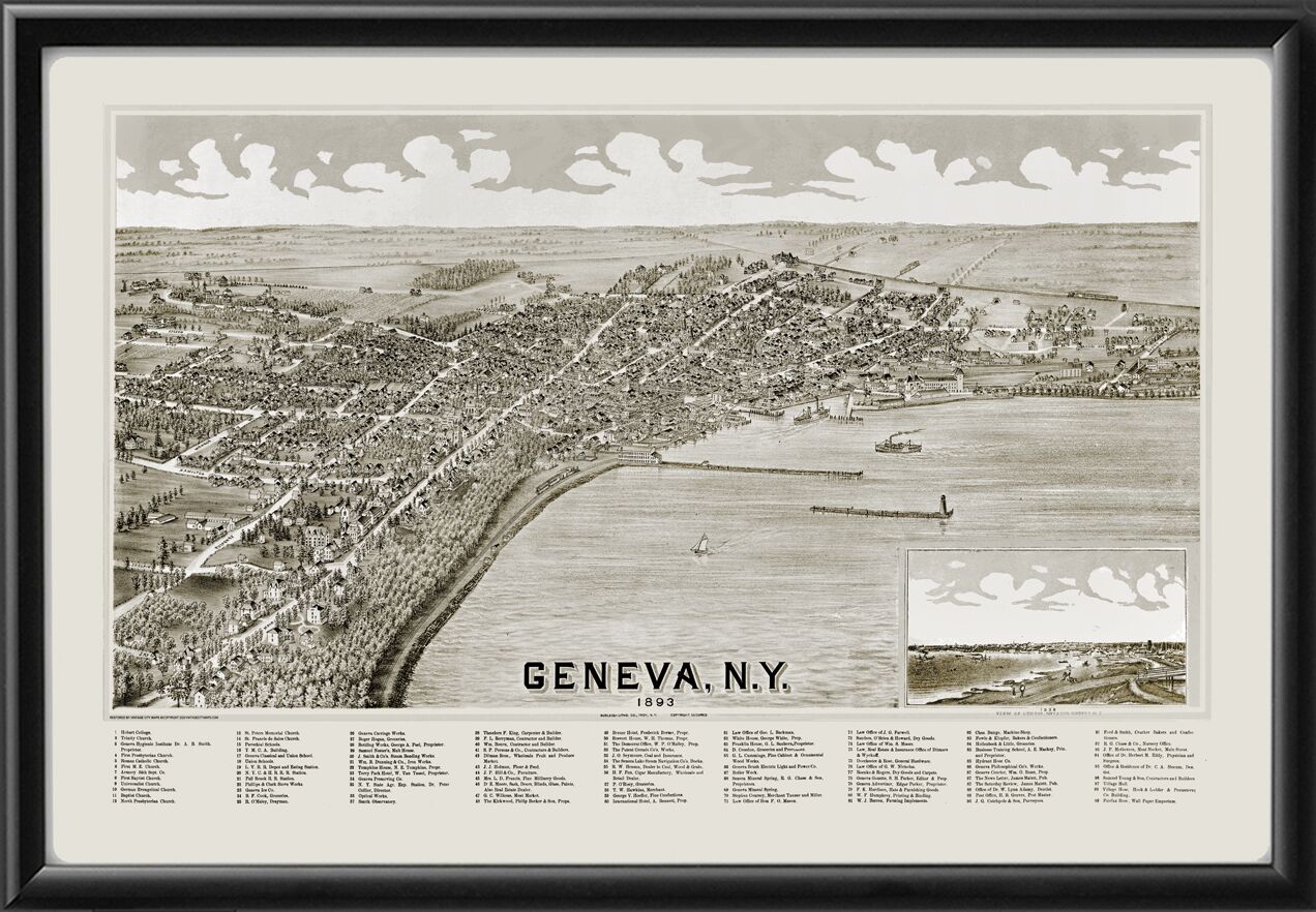 Geneva, NY 1893 L.R. Burleigh TM