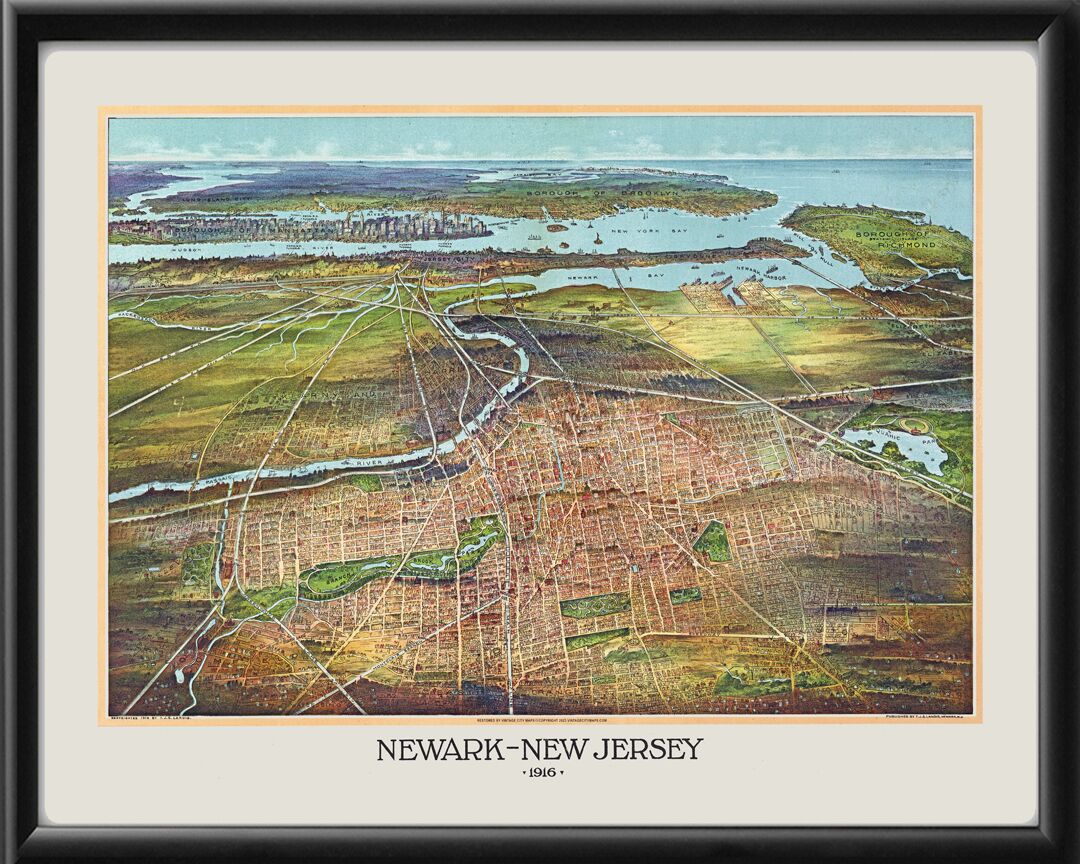 Newark NJ 1916 TJ Shepherd Landis 2432