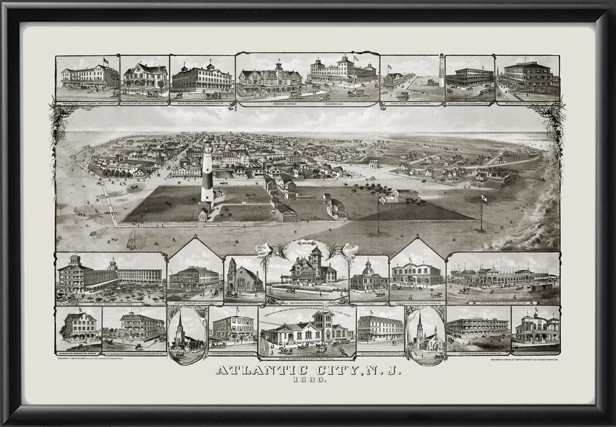 Atlantic City NJ 1880 TJ Landis TM