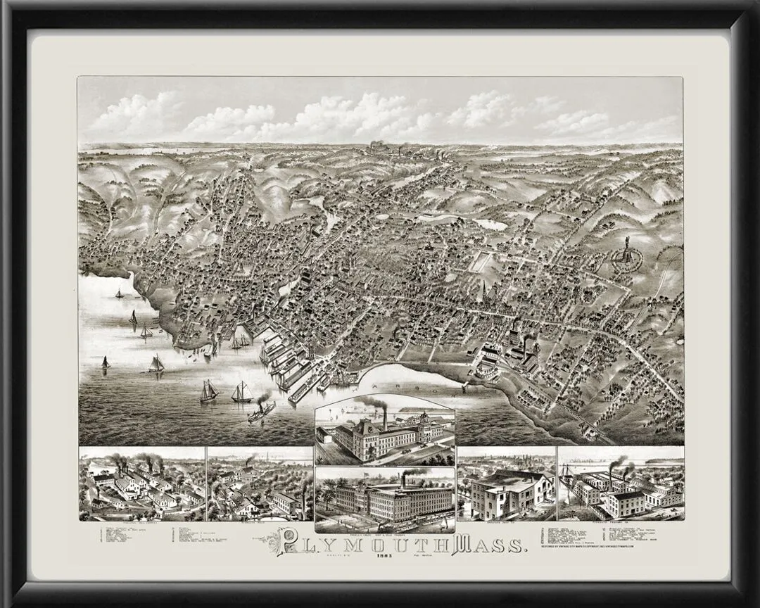 Plymouth MA 1882 Bailey TM