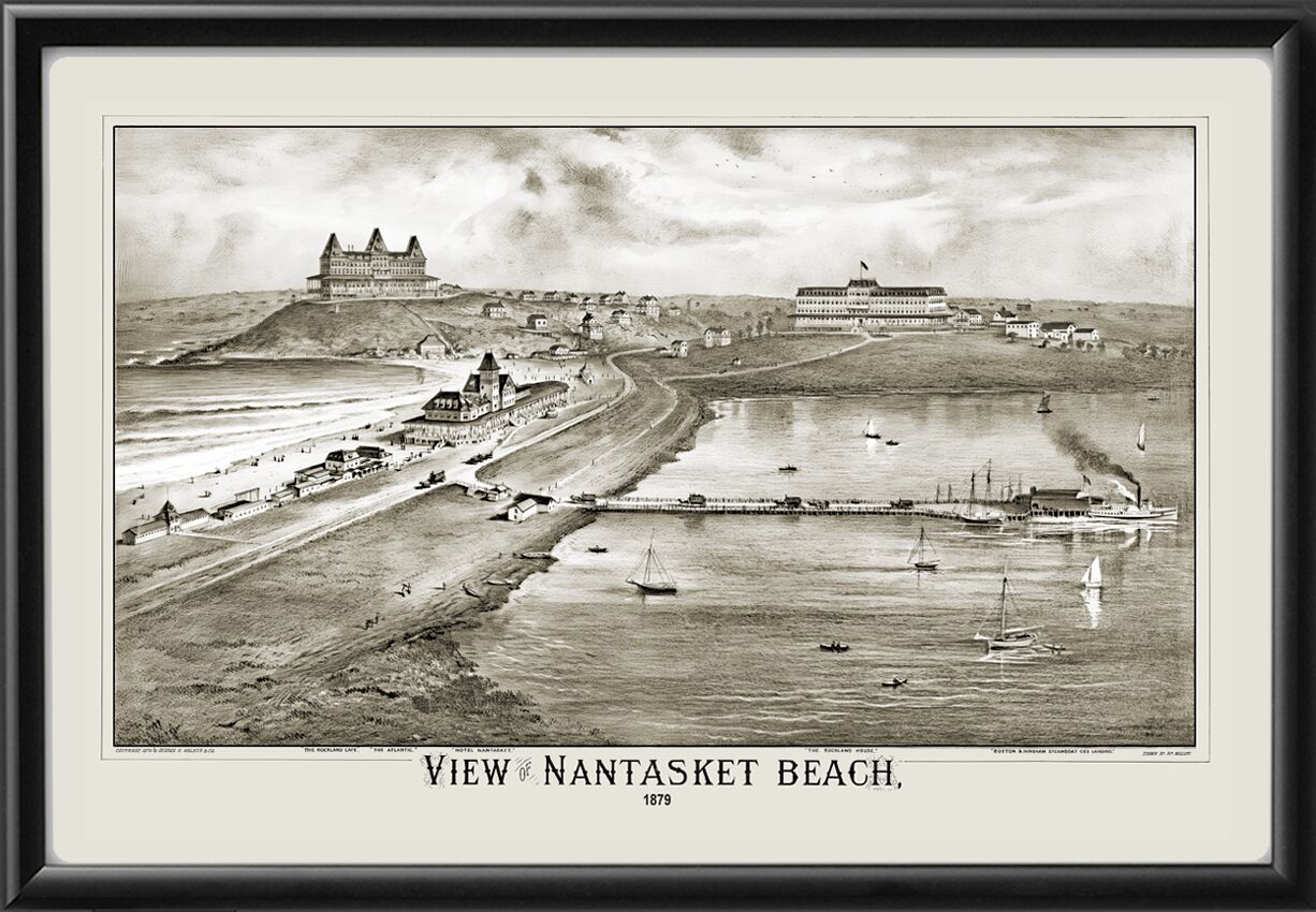 Nantasket Beach MA 1879 Richard P Mallory TM