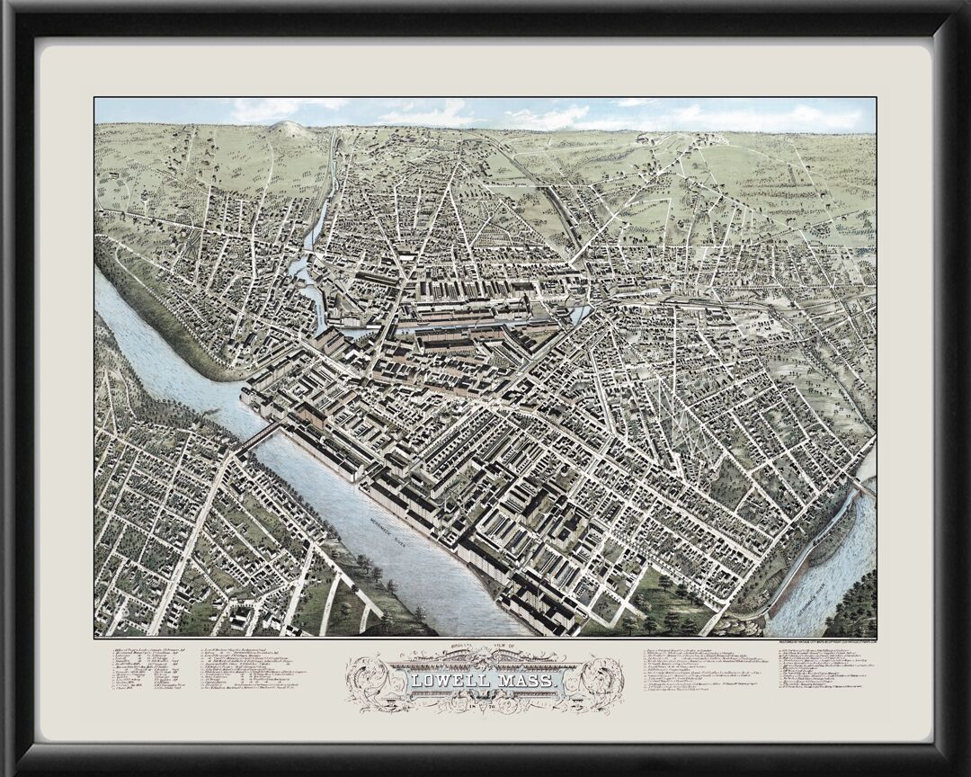 Lowell MA 1876 Bailey TM